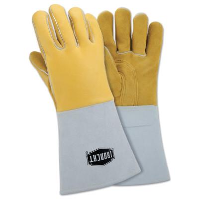 West Chester Top Grain Elk Welding Gloves, Top Grain Elk Hide, Large, Gray, 9060/L