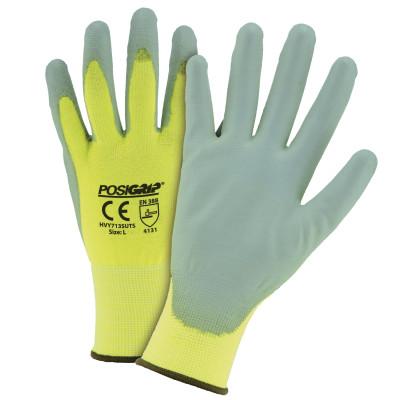 West Chester Touch Screen Hi Vis Gloves, 2X-Large, Gray/Yellow, HVY713SUTS/2XL