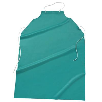 West Chester Vinyl Raw Edge Aprons, 35 in X 45 in, Vinyl, Green, UG-20-45