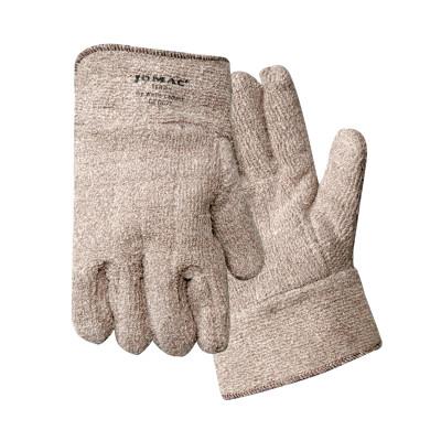 Wells Lamont Jomac Brown and White Safety Cuff Gloves, Terry Cloth, X-Large, Unlined, 644HRL