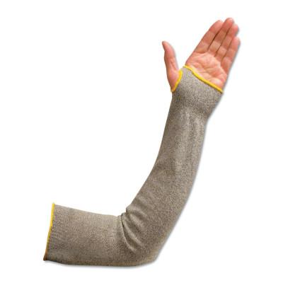 Wells Lamont Flame/Cut-Resistant Sleeve w/Thumbhole, 24", Elastic Both Ends, White/Yellow/Bk, SKC-24H