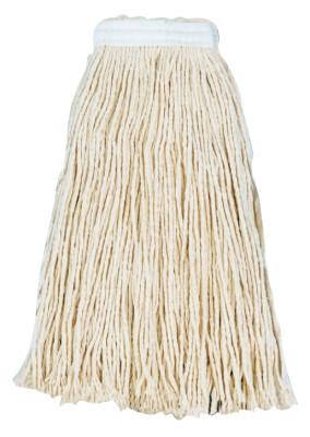 Boardwalk Cut-End Wet Mop Heads, Value Standard Head, #20, Cotton; Polyester Headband, 2020C