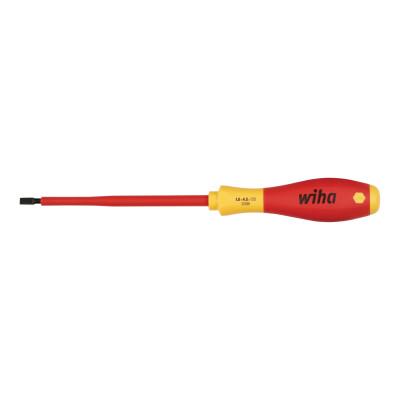 Wiha?? Tools 8" Insulated Screwdriver 9/64" Slotted 1000 volt Certified, 32015