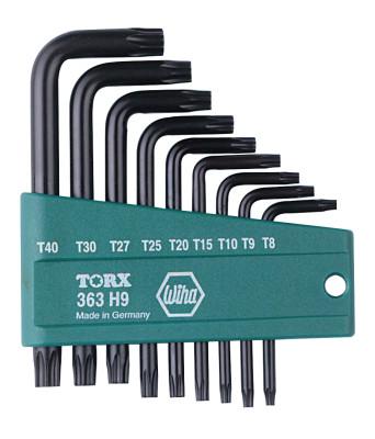 Wiha?? Tools 9-PC SHORT ARM TORX L-KEY SET W/PLASTIC H, 36394