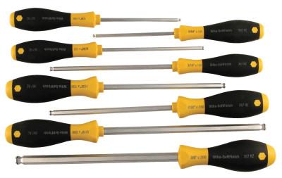 Wiha?? Tools MagicRing Hex-Driver Sets, Ball Hex, 8 Piece, 1/8 - 3/8 in, 36793