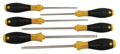 Wiha?? Tools MagicRing Hex-Driver Sets, Ball Hex, 6 Piece, 1/8 - 1/4 in, 36794