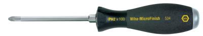 Wiha?? Tools #2X100MM MICROFINISH PHILLIPS HEAVY DUTY, 53410