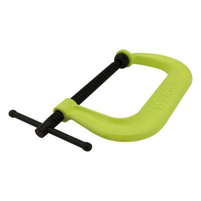 JPW Industries 400 SF Hi-Visibility Safety C-Clamps, Sliding Pin, 4 1/8 in Throat Depth, 14303