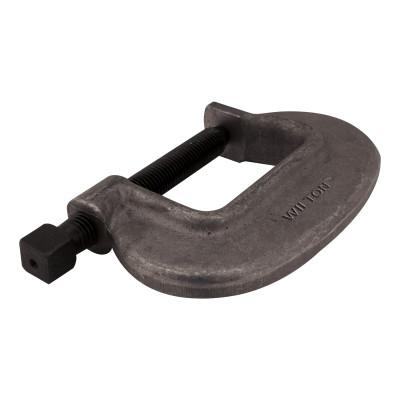 JPW Industries Brute-Force 0 Series C-Clamps, Square Head, 2 3/8 in Throat Depth, 14545