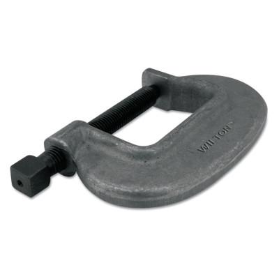 JPW Industries Brute-Force 0 Series C-Clamps, Square Head, 1 3/4 in Throat Depth, 14536