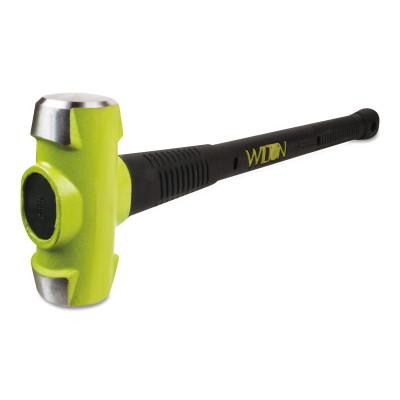 JPW Industries B.A.S.H Unbreakable Handle Sledge Hammer, 12 lb Head, 36 in Ergonomic Handle, 21236