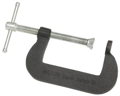 JPW Industries Super-Junior C-Clamps, Sliding Pin, 1 in Throat Depth, 21301