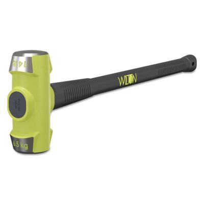 JPW Industries Unbreakable Handle Sledge Hammers, 14 lb Head, 24 in Handle, Green, 21424