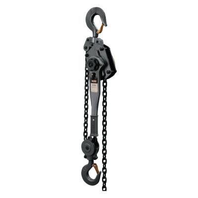 JPW Industries JLP-A Series 1-1/2 Ton Lever Hoist, 10' Lift & Shipyard Hooks, 287701