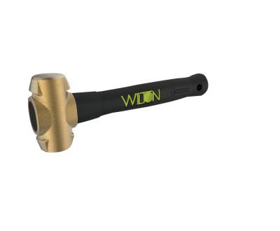 JPW Industries Unbreakable™ Handle Brass Sledge Hammer, 2-1/2 lb, Unbreakable Handle, 90212