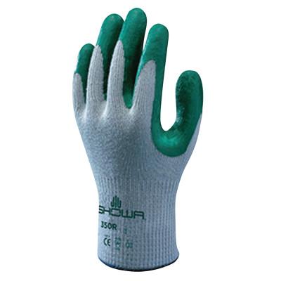 SHOWAÂ® Atlas Fit 350 Nitrile-Coated Gloves, X-Large, Gray/Green, 350XL-10
