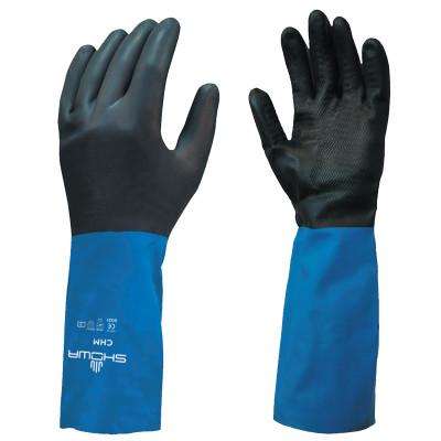 SHOWAÂ® CHM Series Gloves, Small, Black/Blue, CHMS-07