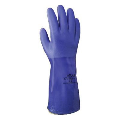 SHOWA® KV660 Kevlar® PVC Coated Gloves, 2X-Large, Blue, KV660XXL-11