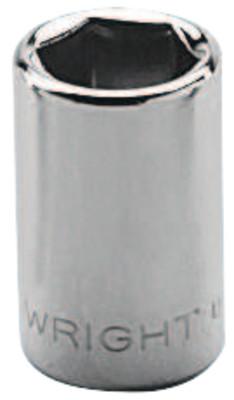Wright Tool 1/4" Dr. Standard Sockets, 1/4 in Drive, 6 mm, 6 Points, 20-06MM