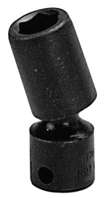 Wright Tool 3/8" Dr. Universal Impact Sockets, 3/8 in Drive, 9/16 in, 6 Points, 3858