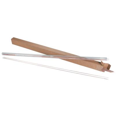 ORS Nasco Tungsten Electrodes, 1/16 in Dia., 36 in Long, 10 lb, Carbon Steel, Tig Display, 70S3116X36X10