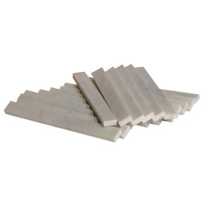 ORS Nasco Soapstones, Thin Flat, 1/2 in x 1/16 x 5 in, White, FL-5-THIN