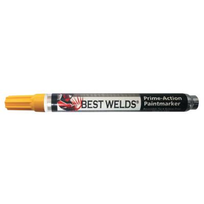 ORS Nasco Prime-Action™ Paint Marker, Reversible Chisel/Bullet Tip, Yellow, PAINTMKR-YEL