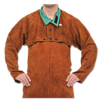 ORS Nasco Leather Bibs, 24 in, Dielectric Snaps, One Size, Lava Brown, 175-24-XL