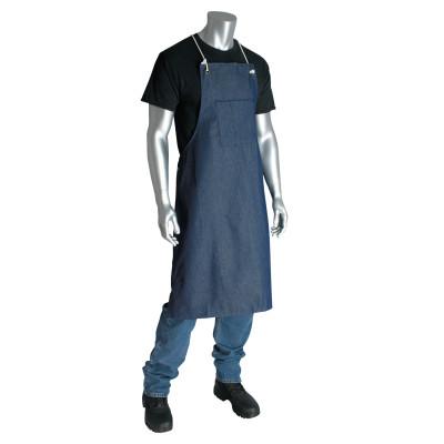 Comfort Clothing and Gloves Blue Denim Apron, 28 in X 38 in, Cotton Denim, Blue, 200-011