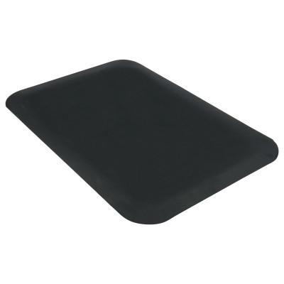 MILLENNIUM MAT COMPANY Pro Top Anti-Fatigue Mat, PVC Foam/Solid PVC, 24 x 36, Black, 44020335