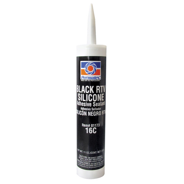 Permatex Black RTV Silicone Adhesive Sealant - AMMC