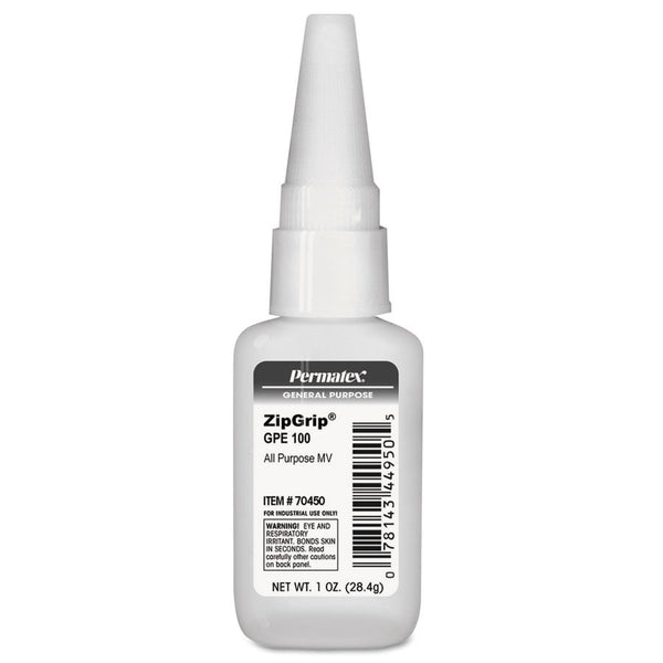 Permatex Zip Grip GPE 100 Cyanoacrylate Adhesive - AMMC