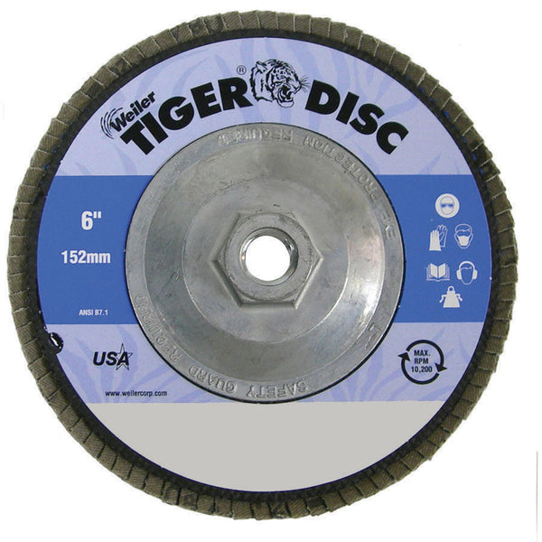 Weiler Tiger Disc 4-1/2" Abrasive Flap Discs - AMMC