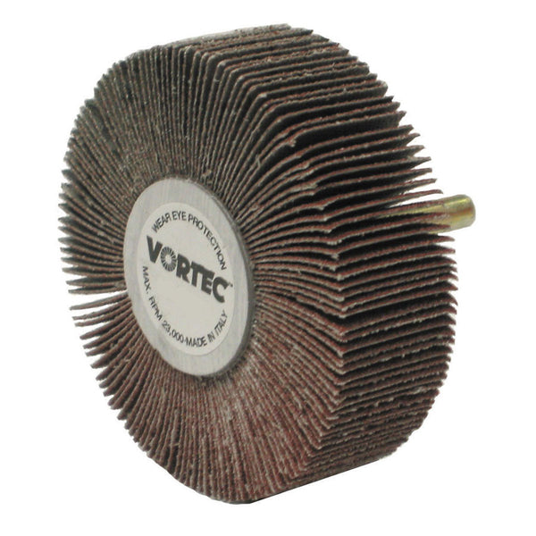 Weiler Vortec Pro Stem Mounted Flap Wheels (Boxes of 10) - AMMC